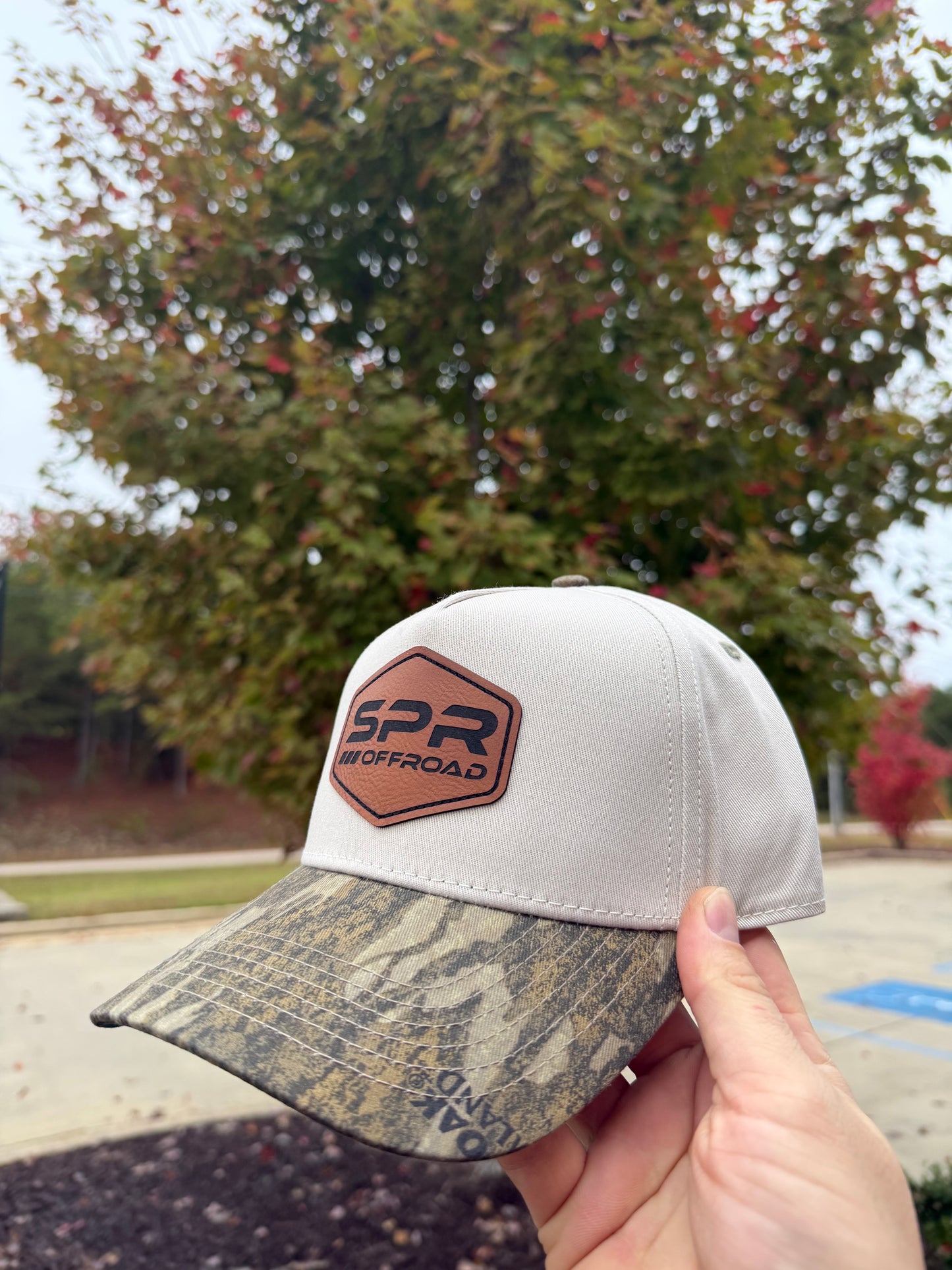 Off White & Bottom land SPR Leather Patch Hat