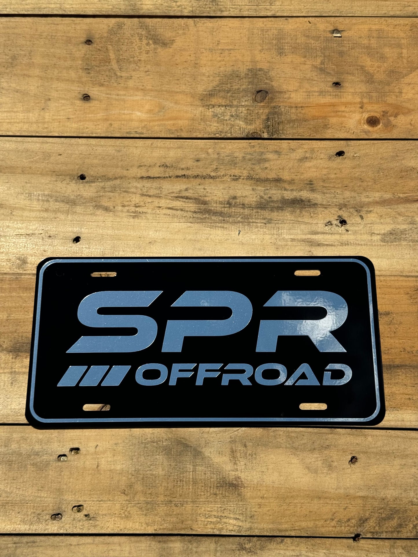 Black / Chrome SPR OFFROAD Front Tag