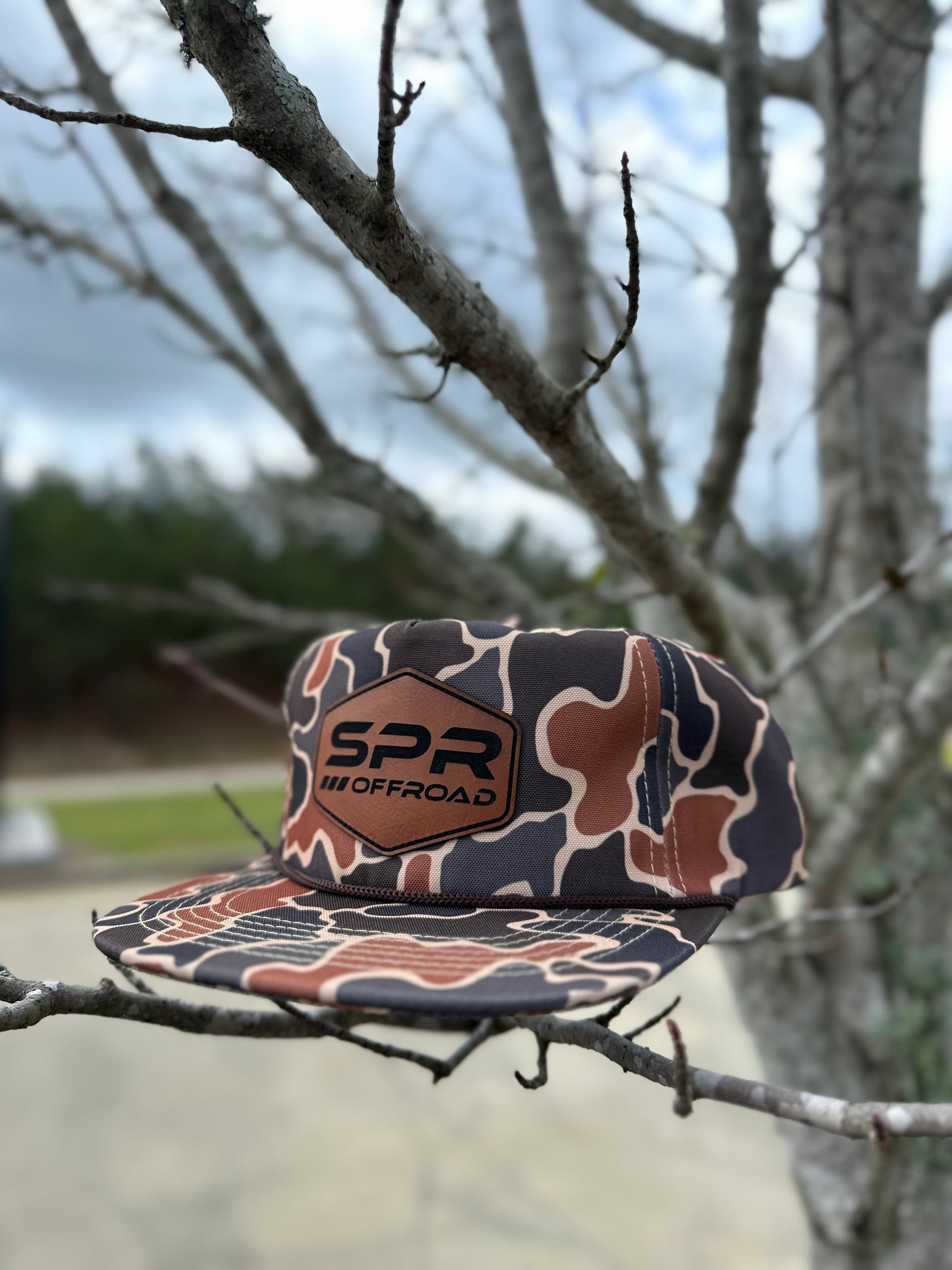 Brown Camo Gramps SPR Hat
