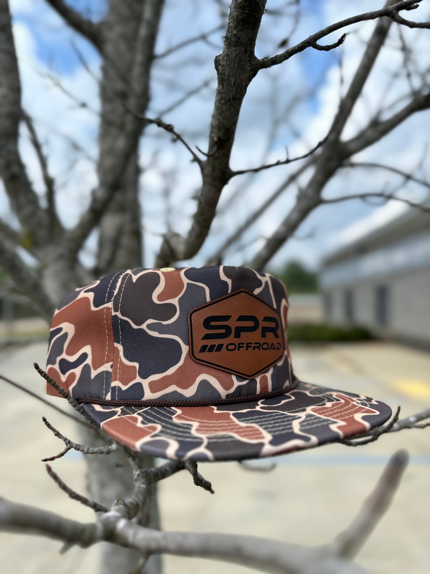 Brown Camo Gramps SPR Hat
