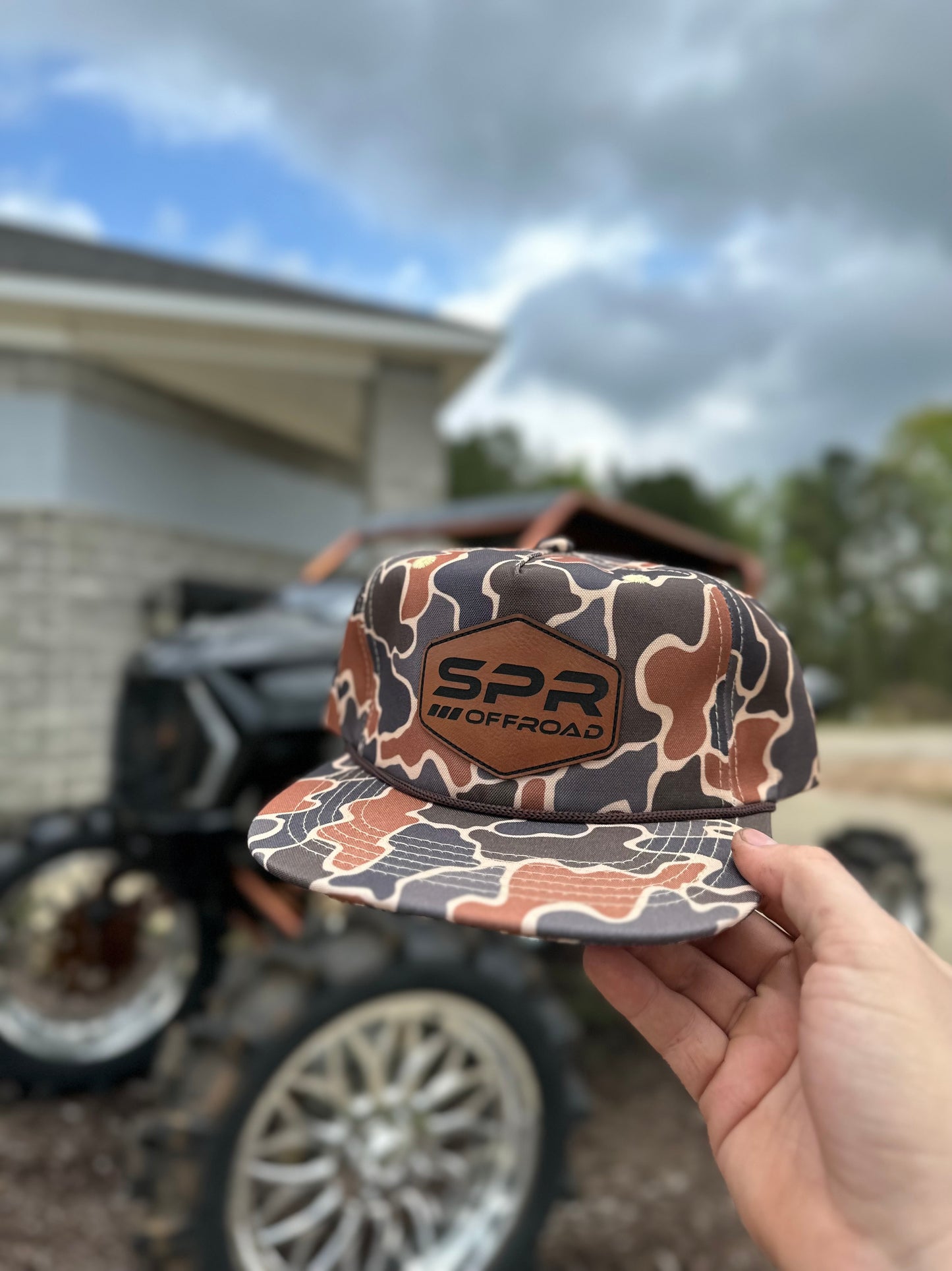 Brown Camo Gramps SPR Hat