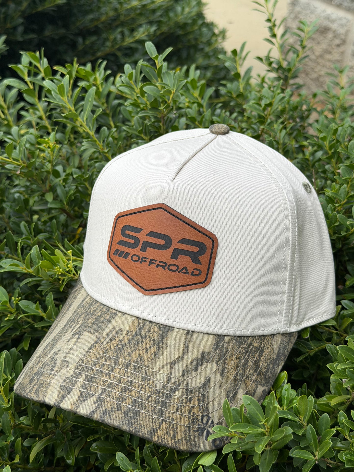 Off White & Bottom land SPR Leather Patch Hat
