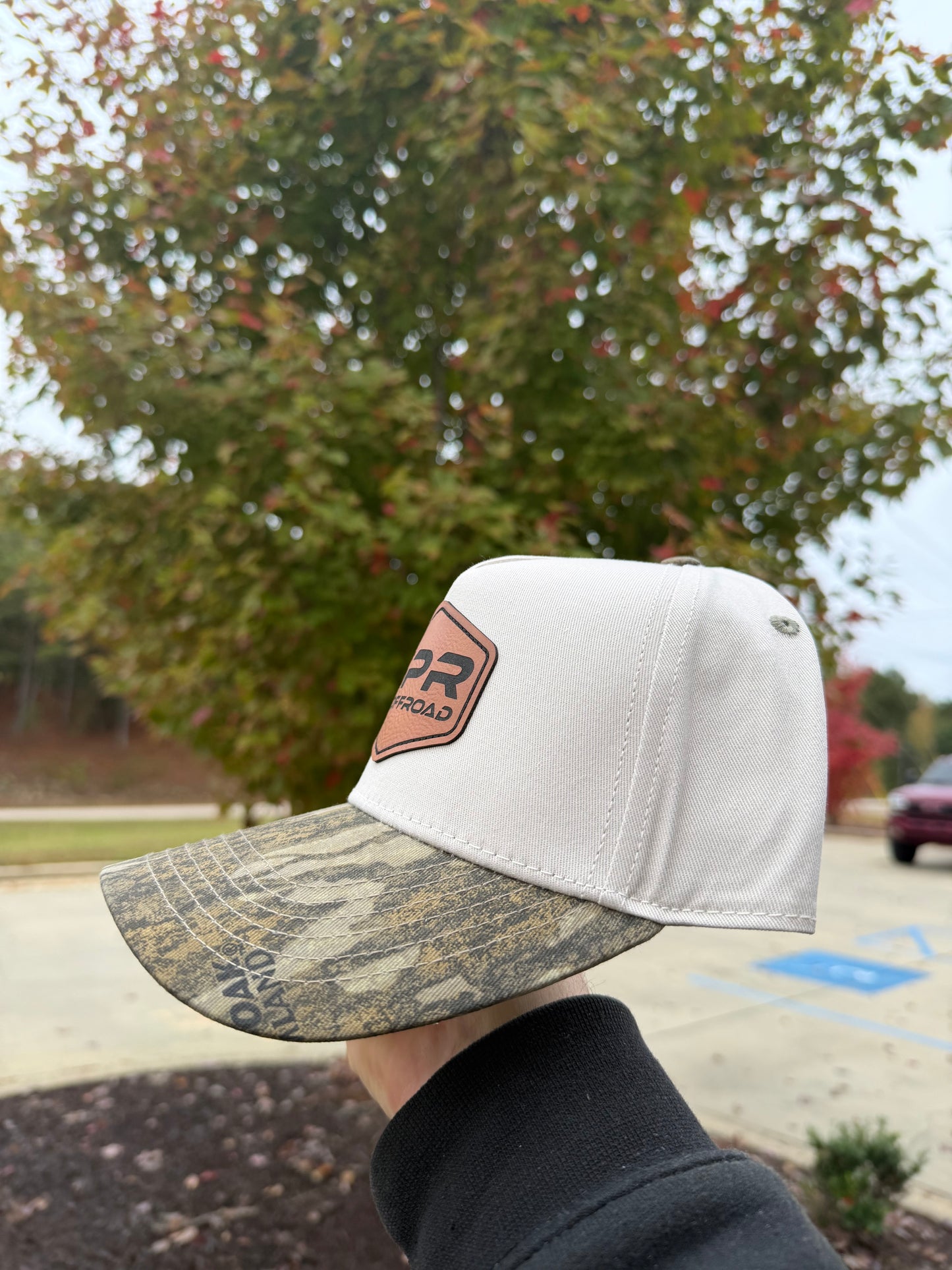 Off White & Bottom land SPR Leather Patch Hat